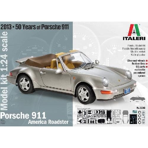 1/24 Italeri Cars Porsche 911 America Roadster 3680 